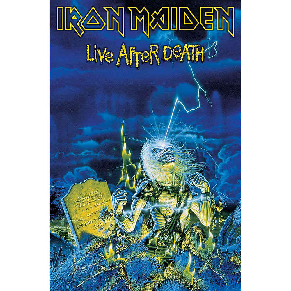 Iron Maiden - Live After Death Textile Poster - Multicolore